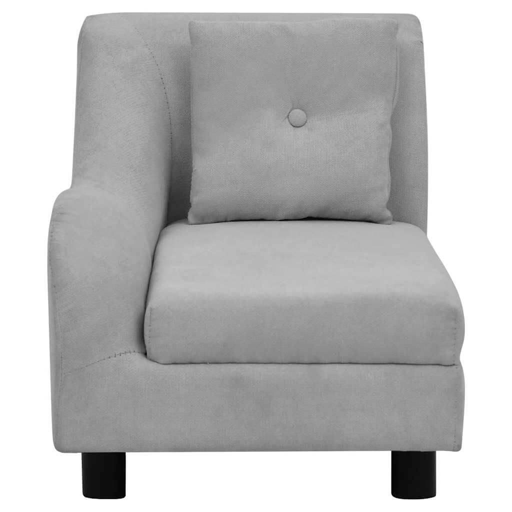 Dog Sofa with Pillow Grey by Domus Canis, modern furniture-grade pet bed