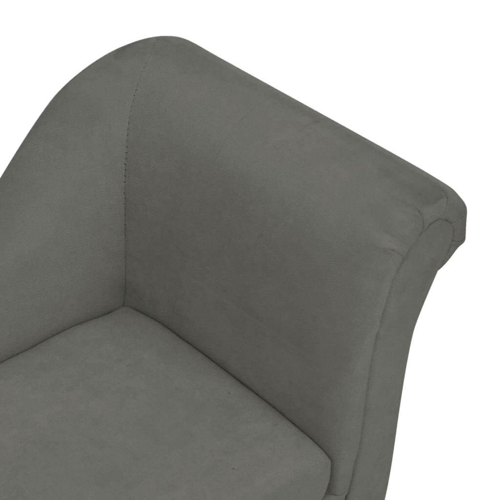Dog Sofa with Pillow in dark grey foam, modern comfort furniture from Domus Canis