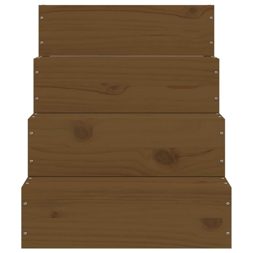 Dog-Stairs-Steps-Solid-Wood-Pine-4-Steps-brown-photo