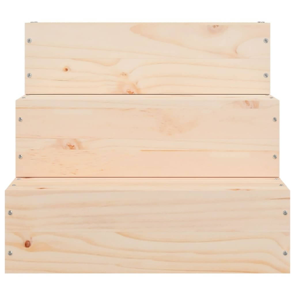 Small-Dog-Steps-Solid-Wood-Pine-3-Steps-photo