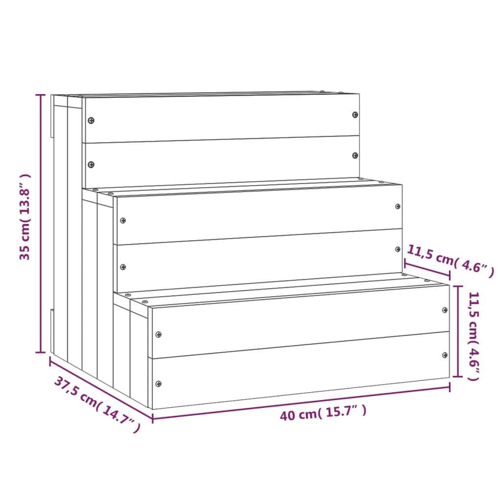Small-Dog-Steps-Solid-Wood-Pine-3-Steps-size