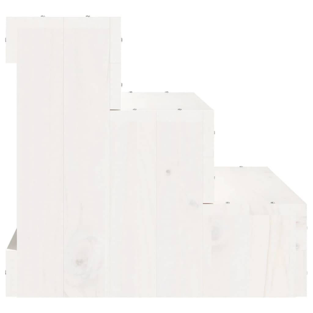Small-Dog-Steps-Solid-Wood-Pine-3-Steps-white-design