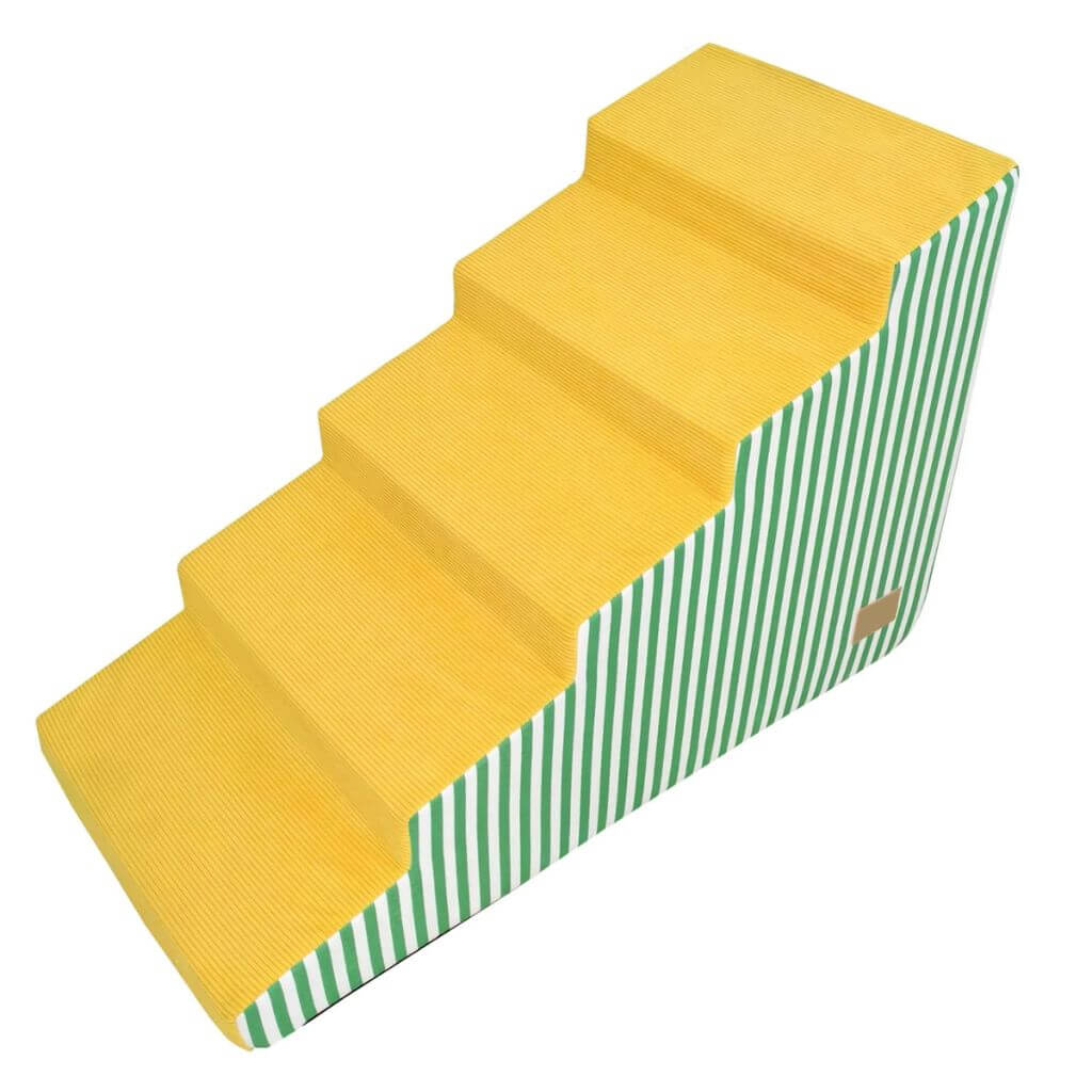Dog Steps for Bed – High Density Foam Pet Stairs (3, 4 or 5 Steps)