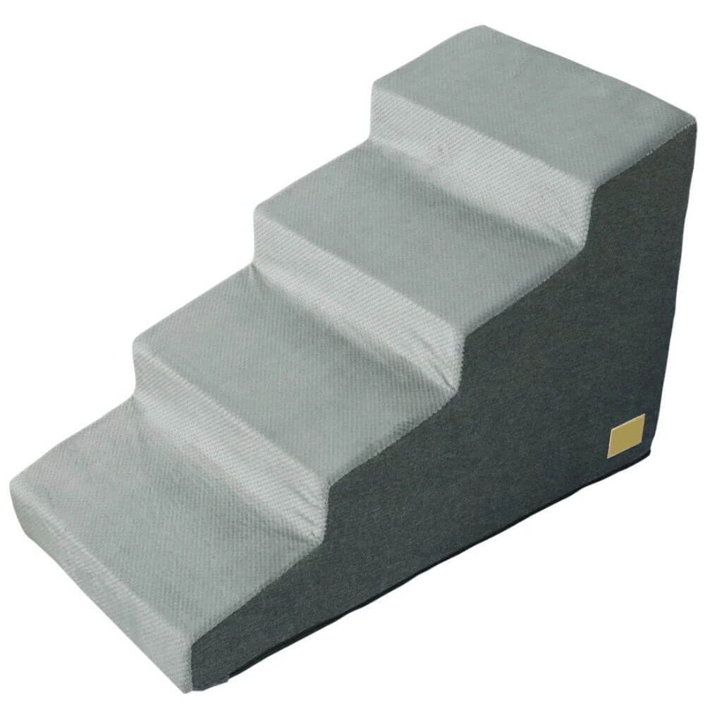 Dog Steps for Sofa - Foam Pet Stairs with Non-Slip Cover (3 or 4 Steps)