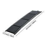 Pet ramp with dimensions labeled on a white background 160 cm