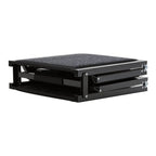 Black metal dog ramp folding on a white background