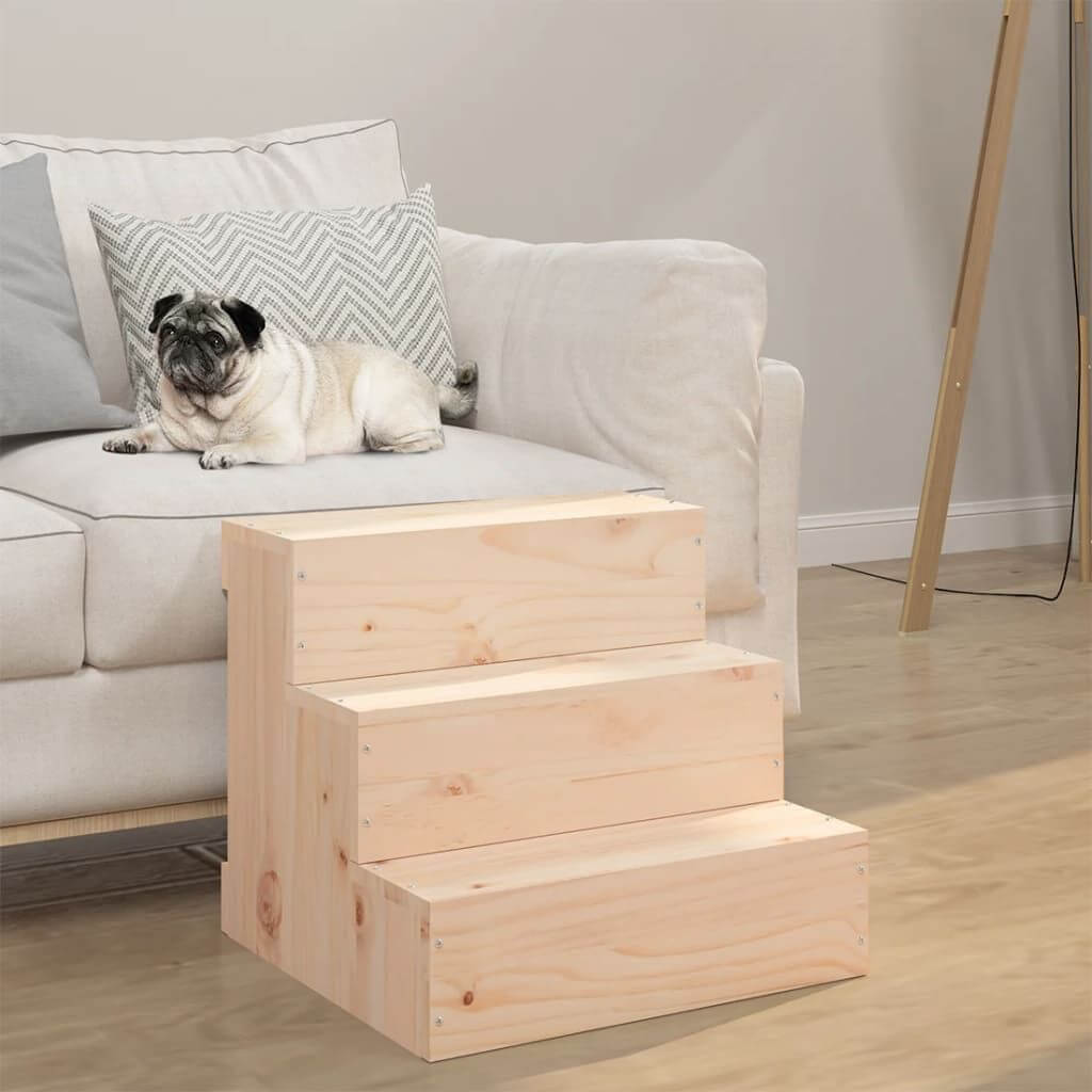 Small-Dog-Steps-Solid-Wood-Pine-3-Steps-sofa