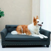 Video Microfiber Leather Dog Sofa